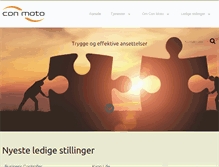 Tablet Screenshot of conmoto.no